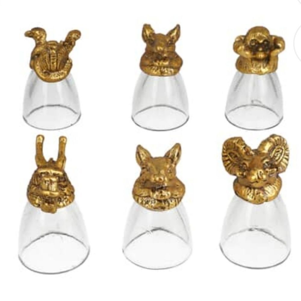 Animal Head Shot Glasses